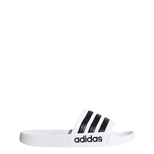 Adidas Adilette Shower, Herren Dusch- & Badeschuhe, Weiß (Footwear White/Core Black/Footwear White 0), 42 EU