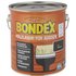 BONDEX Wetterschutzfarbe »Holzlasur für außen«, ebenholz, lasierend, 2.5l - braun