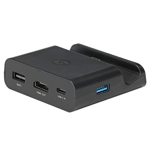 ciciglow TV-Adapter für Switch/Lite, USB-C zu HDMI Mini Dock EIN-Tasten-Display-Schalter für Switch-Unterstützung zum Erweitern für den Switch zum Display