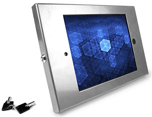 Maclocks 202ENS Enclosure Befestigungskit inkl. Diebstahlschutzgehäuse für Webtablet/Apple iPad 3/2/4 mit Retina Display Aluminium-Silber