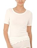CALIDA Damen True Confidence Top Kort ærme Unterhemd, Cream White, 48 EU