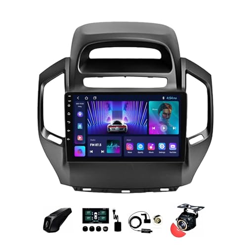 BOJONTN 9 Zoll Android 12 Autoradio 2 Din für Geely GC6 2016-2019 mit Rückfahrkamera Lenkradsteuerung Bluetooth GPS Navigation Kabelloses CarPlay WiFi Mikrofon (Size : S400 4+64G)
