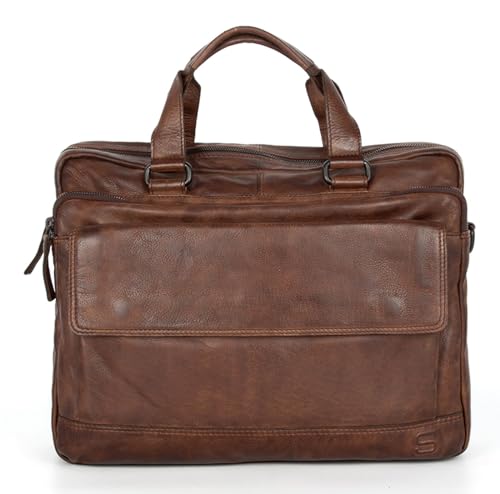 SPIKES & SPARROW Kevin Business Bag Chocolate