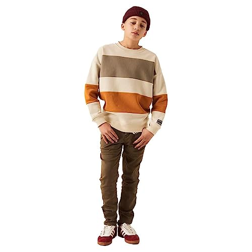 Garcia Kids Jungen Sweater Sweatshirt, Ivory, 140/146