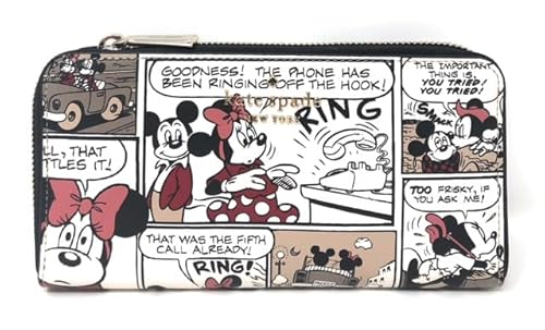 Kate Spade New York Disney X Mickey Mouse Große Continental Geldbörse, multi, Große Continental Geldbörse