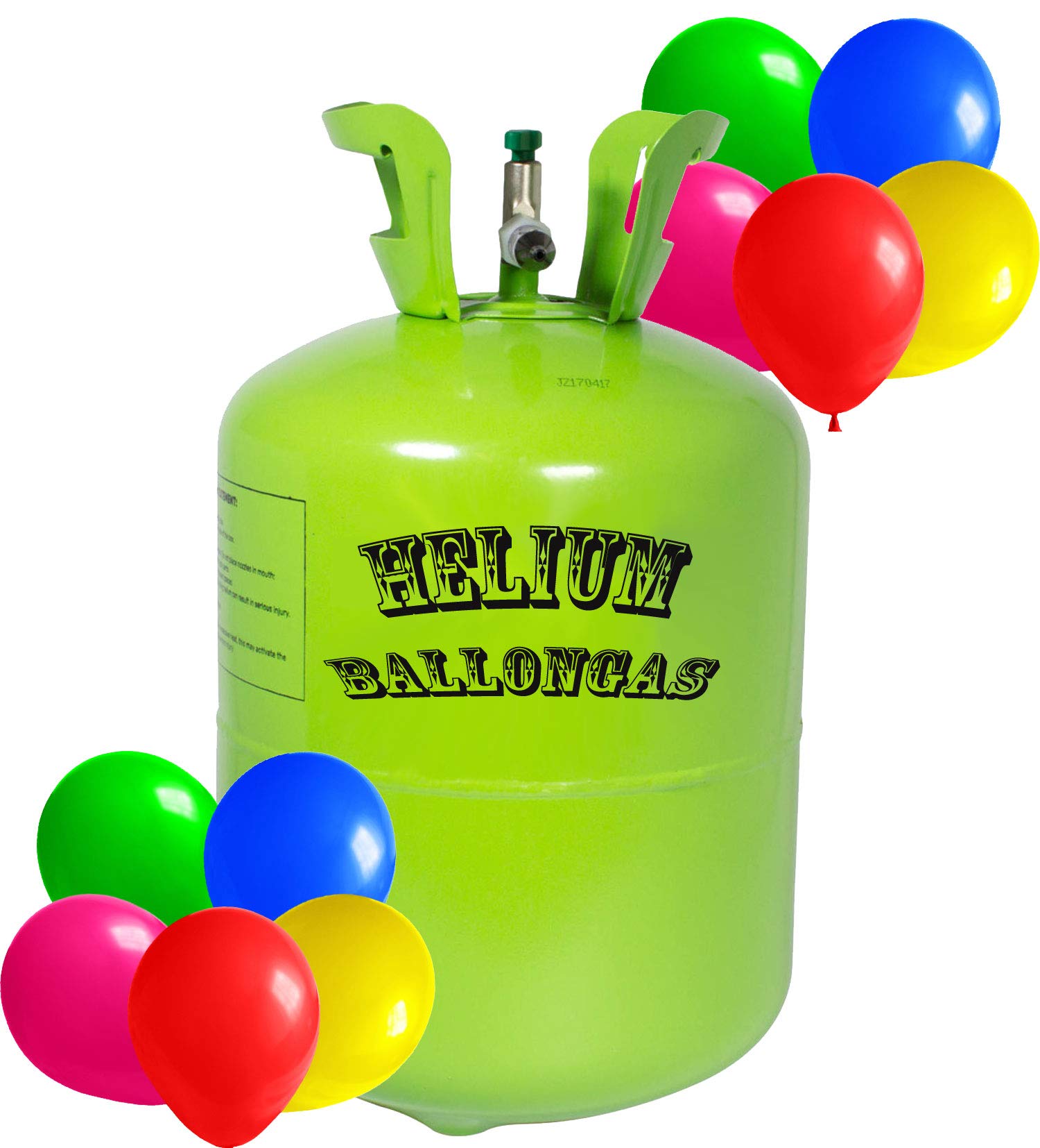 Premium Helium Ballongas XXL - 3x Heliumflasche für 150 Ballons