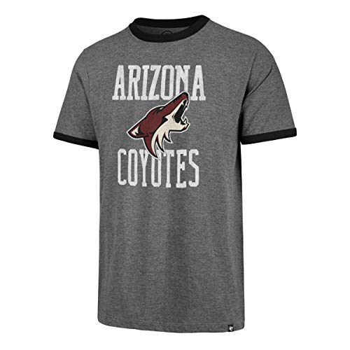 47 Brand Arizona Coyotes Belridge Ringer NHL T-Shirt Grau, M