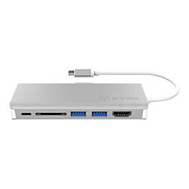 ICY BOX IB-DK4034-CPD - Dockingstation - USB-C - HDMI - GigE