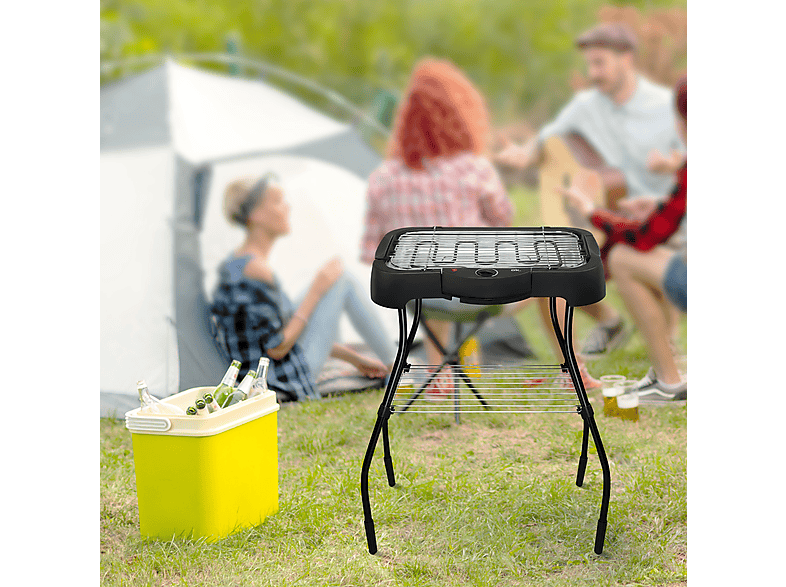 OK. OSG 3210 Elektrogrill, Schwarz (2000 Watt)