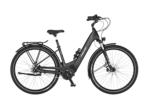 FISCHER FAHRRAD E-Bike, Citybike, Reifen: 28", Max. Geschwindigkeit: 25 km/h - grau