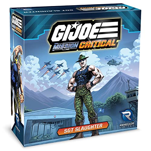 Renegade Game Studios G.I. Joe Mission Critical: SGT Slaughter Figure Pack - RPG-Erweiterungspaket, neue Figur & Karten, Rollenspiel