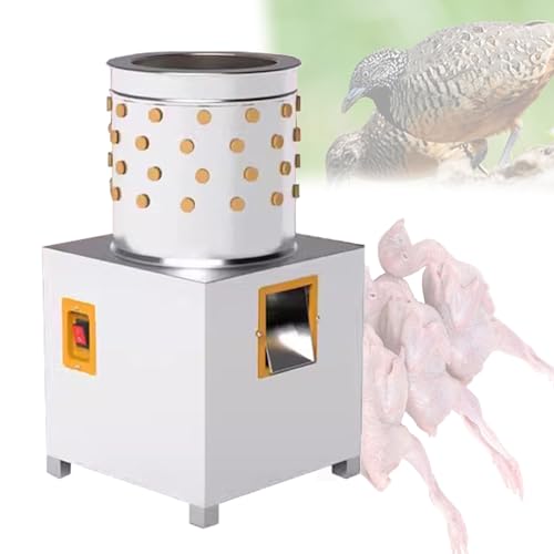 DOZPAL Geflügelrupfmaschine, Edelstahl-Federzupfer für Vögel, Bauernhof, schnelle Federentfernungs-Geflügelmaschine für kleine Hühner, Wachteln, Tauben und anderes Geflügel