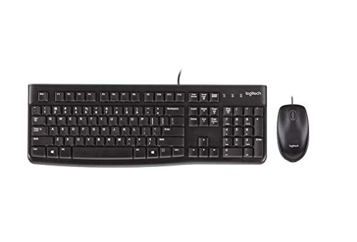 Logitech Desktop MK120 Tastatur-und-Maus-Set Hebräisches Layout