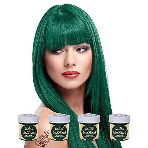 2 x La Riche Directions Semi-Permanent Hair Color 88ml Tubs - ALPINE GREEN