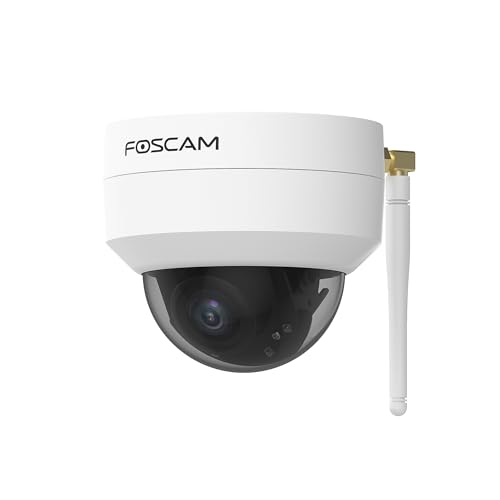 Foscam D4Z – IP-Kamera für den Außenbereich, WLAN, motorisiert, 4 MP, optischer Zoom, intelligente Bewegungserkennung