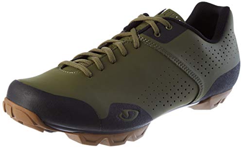 Giro Unisex - Erwachsene Privateer Lace MTB Trail|Cyclocross Schuhe, Olive/Gum, 45