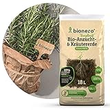 bionero® Bio-Anzucht & Kräutererde “Wurzelkraft” 36 l, klimafreundliche Aussaaterde, Pflanzerde für Gartenpflanzen