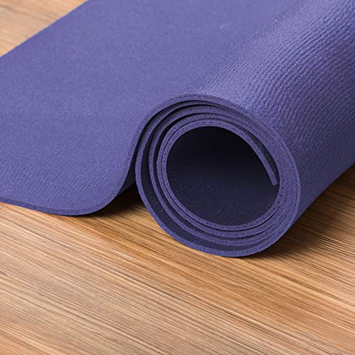 XXL Yogamatte in verschiedenen Farben + Größen, schadstofffreie Yogamatte (140x180 cm) in lila, besonders groß und breit, OEKO-Tex 100 zertifiziert und rutschfest