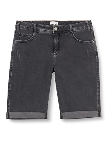 TRIANGLE Damen Jeans Bermuda, Schwarz, 46 EU
