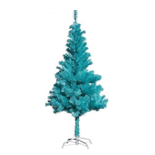 Mojawo Künstlicher Tannenbaum Weihnachtsbaum 60/150/180 cm Christbaum inkl Ständer Türkis, Größen:180cm