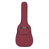 Gitarrentasche Gepolsterte Wasserdicht Doppelgurte Gitarrenhülle 40 41 Zoll 600D Oxford 5MM Akustikgitarrentasche Gig Bag für Akustikgitarren
