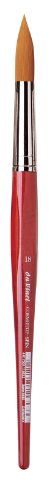 da Vinci Brushes 5580-18 Watercolor Series CosmoTop Spin Paint Brush, Round Synthetic with Red Handle, Size 18