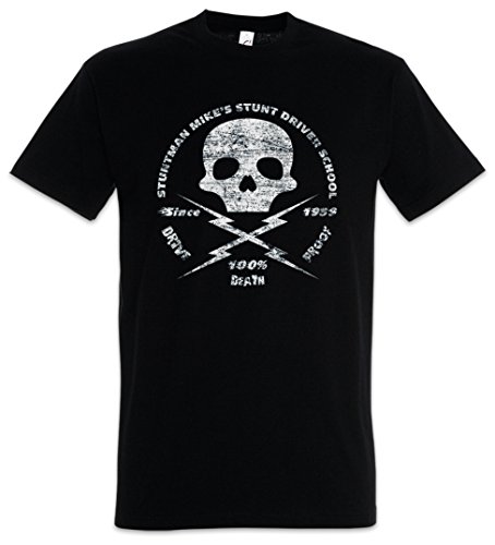 Urban Backwoods Stuntman Mike Vintage Herren T-Shirt Schwarz Größe 2XL