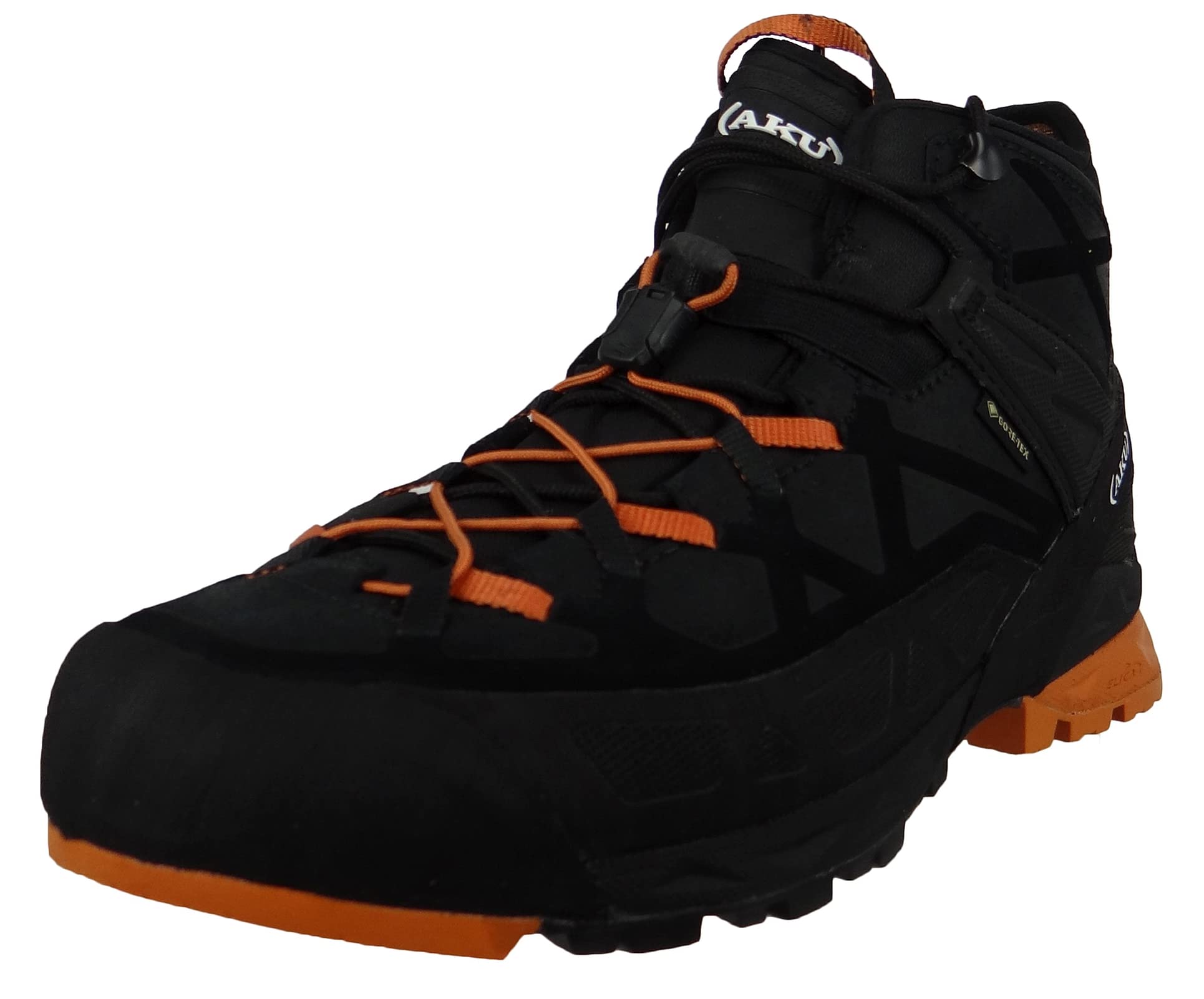 AKU M Rock Dfs Mid GTX Schwarz - Gore-Tex Moderner präziser Herren Gore-Tex Zustiegsschuh, Größe EU 42 - Farbe Black