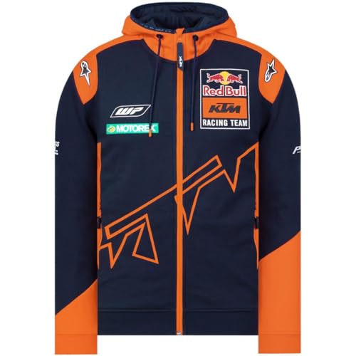 Red Bull KTM Official Teamline Hoodie, Youth Größe 140 - Original Merchandise