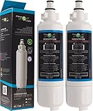 2x FilterLogic FFL-170P Wasserfilter ersetzen Panasonic CNRAH-257760 und CNRBH-125950 Kühlschrankfilter