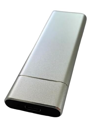 500GB SSD Externe Festplatte Silber Tragbar Universell Einsetzbar Spielekonsole Notebook PC TV Gaming Business Zuverlässige Speicherlösung Aluminium