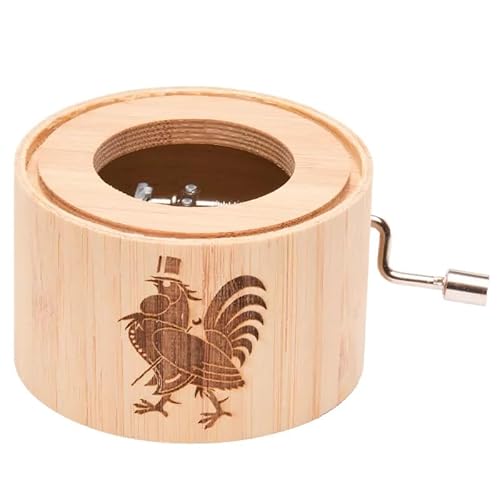 Spieluhr aus Bambus mit dem Kinderlied: Ein Vogel wollte Hochzeit machen (Vogelhochzeit) - music box von Kurbelwerk green-line, Motiv Bräutigam