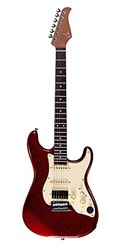 Mooer GTRS-S800 Metal Red Gitarre