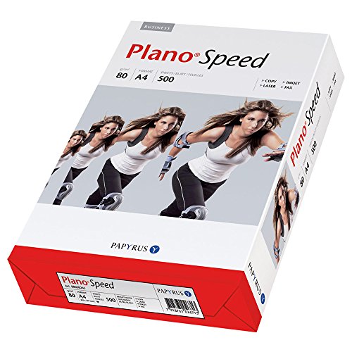 Plano Speed Allroundpapier Kopierpapier Druckerpapier, 80 g/m², 10 x 500 Blatt