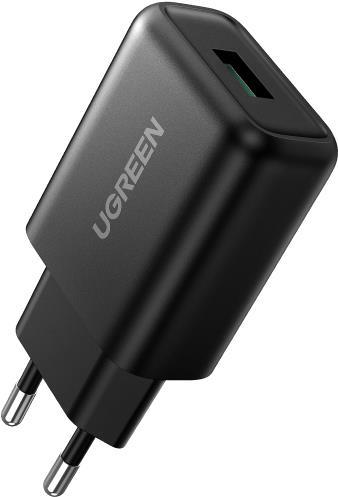 UGREEN USB-A QC 3.0 18W Wall Charger-EU Black (70273)