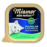 Miamor Milde Mahlzeit, Senior Geflügel Pur & Rehwild