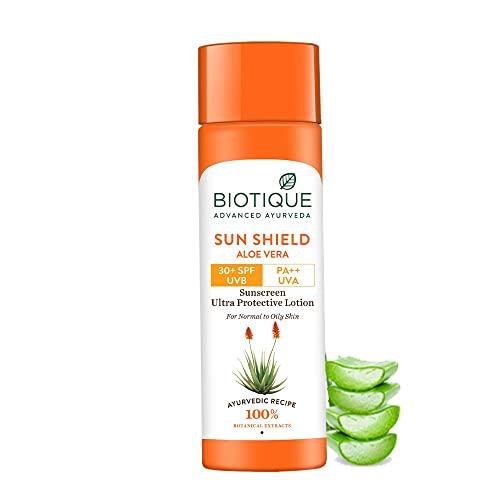 Biotique Face & Body Sun Lotion SPF 30 - Aloe Vera 120ml