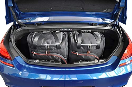 KJUST Dedizierte Reisetaschen 4 stk kompatibel mit BMW 6 CABRIO F12 2011 - 2018