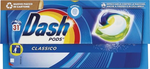Dash Pods Waschmittel in Kapseln, klassisch, 31 x 21 g