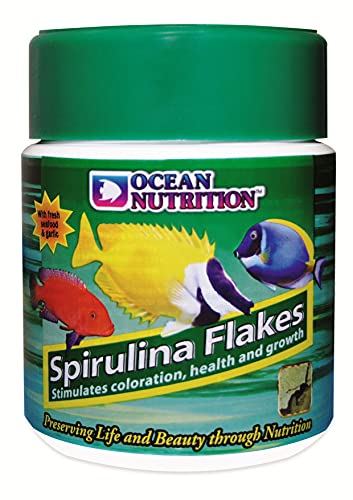 Spirulina-Flocken für Fisch, 156 g