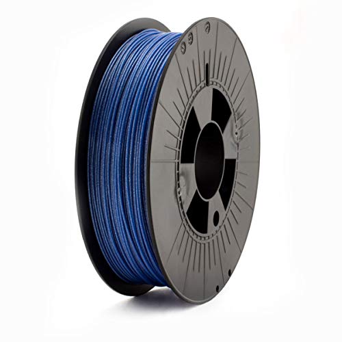 ICE FILAMENTS, PLA Filament, 3D Drucker Filament, 2.85mm, 0.75kg, Metallic Daring Darkblue (Metallisch Blau)