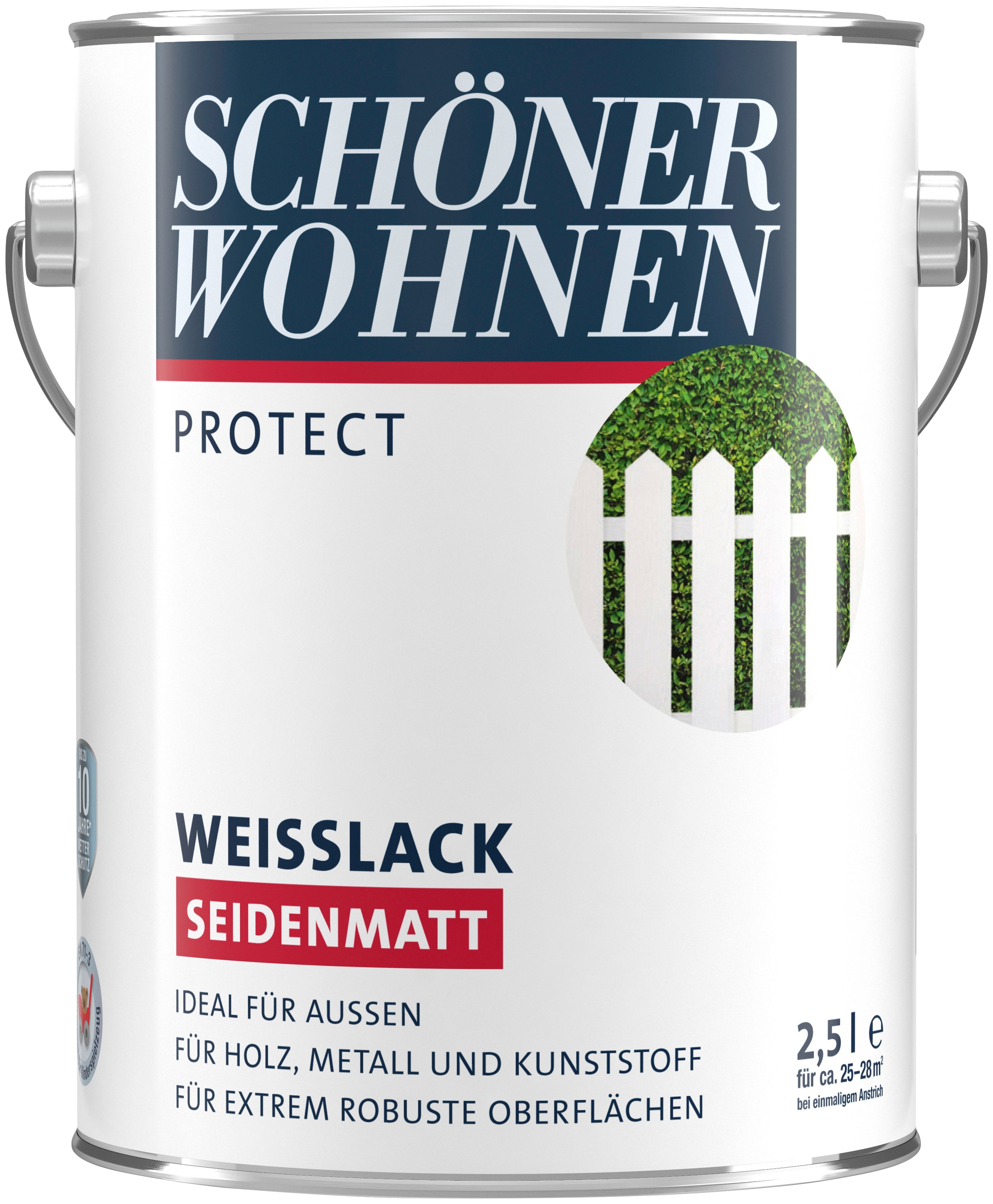 SCHÖNER WOHNEN FARBE Lack "Protect Weisslack"