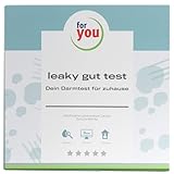 for you leaky-gut-test I zertifizierter Labor Test zur Messung des Botenstoffes Zonulin dem Wächter der Darmbarriere I Stuhlprobe Selbsttest Darm Test inkl. Handlungsempfehlungen unserer Experten