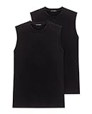 Schiesser American Muscle Shirt 228010B 2er Pack Black M