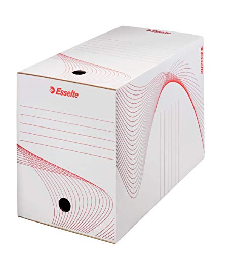 Esselte Standard Transferbox, 200 mm, Weiß, 25 Stück
