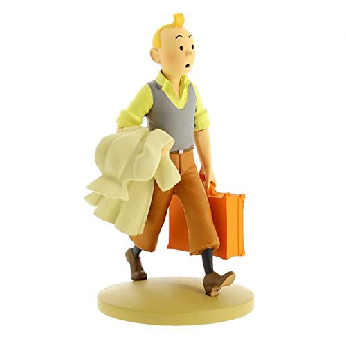 Tintin En Route, 12 cm, Polyresin-Figur