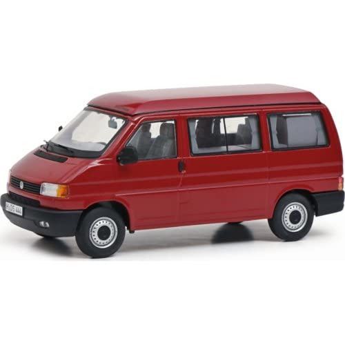 Schuco VW T4a California mit Westfalia-Hubdach (rot) 1:43