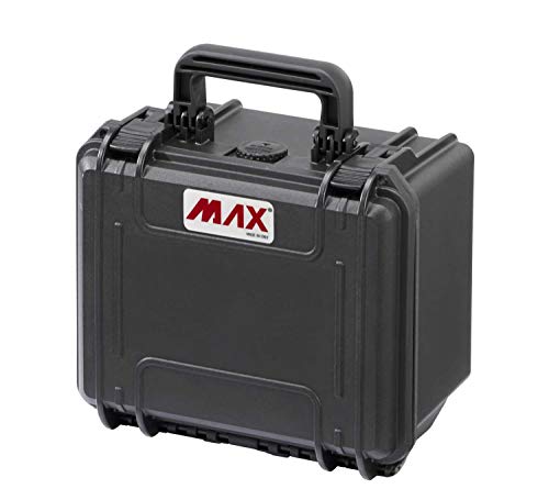 Max MAX235H155.079, wasserdichter Koffer, Schwarz.