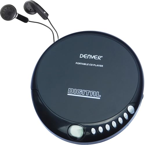 Denver DM-24 Tragbarer CD-Player CD, CD-ROM, CD-RW Schwarz