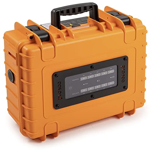 B & W International energy.case Pro 500 Powerstation LiFePO 4 Orange